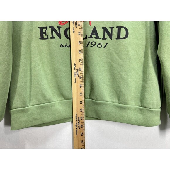 Disney 101 Dalmatians London England Sweatshirt Womens XL Green Pullover Cozy - Picture 8 of 10